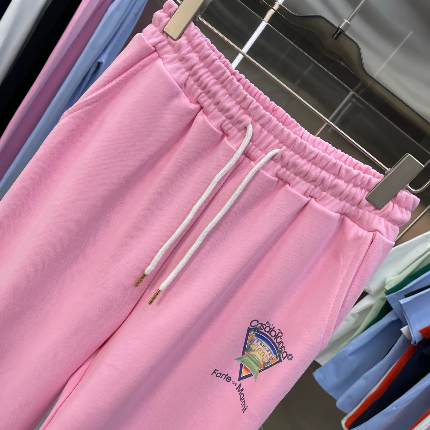 CASABLANCA + Factory ：Black White Blue Pink Royal Blue Sizes：S M L XL XXL